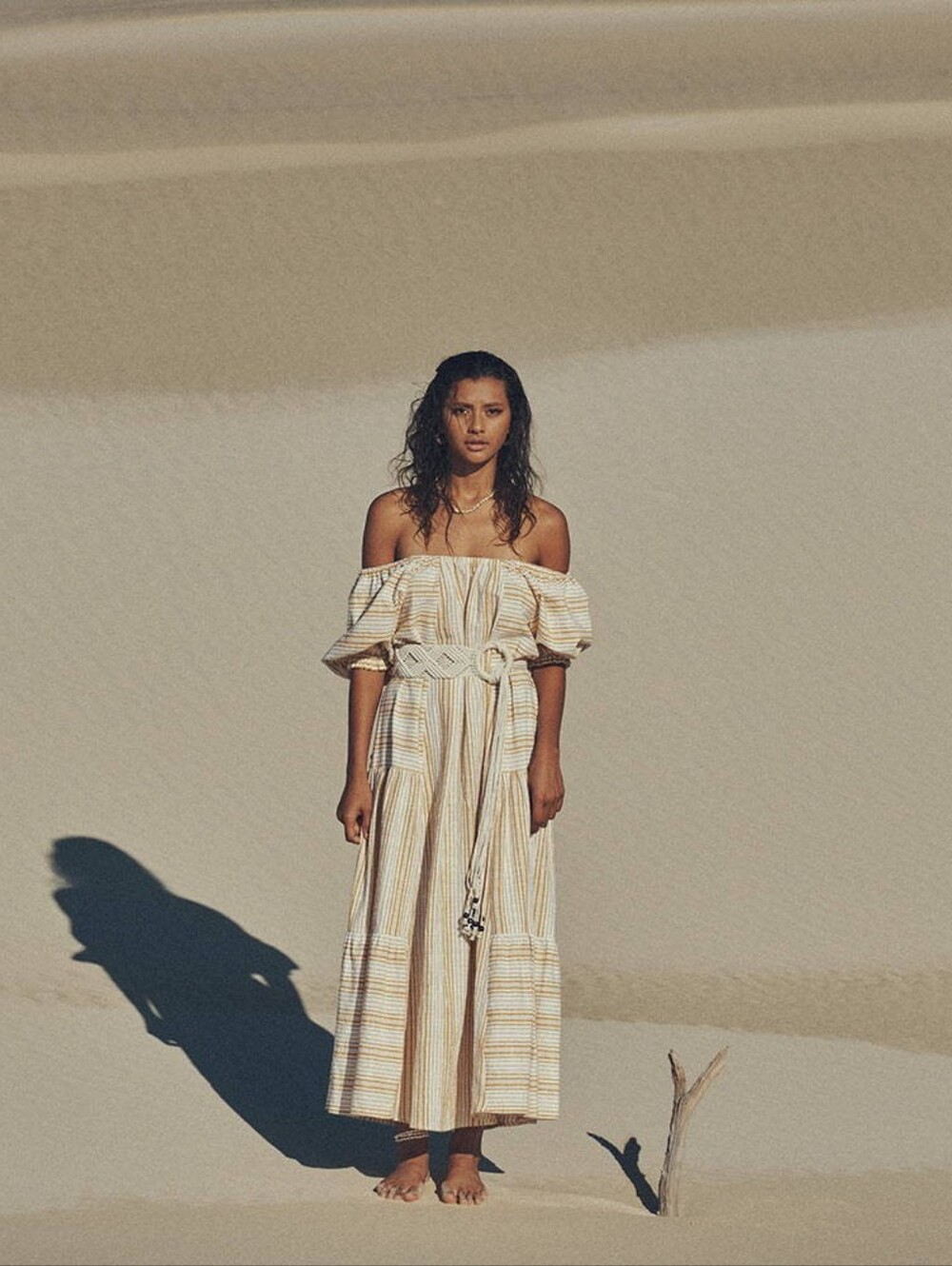 Spell & The Gypsy Collective lady palm gown in toffee, small
